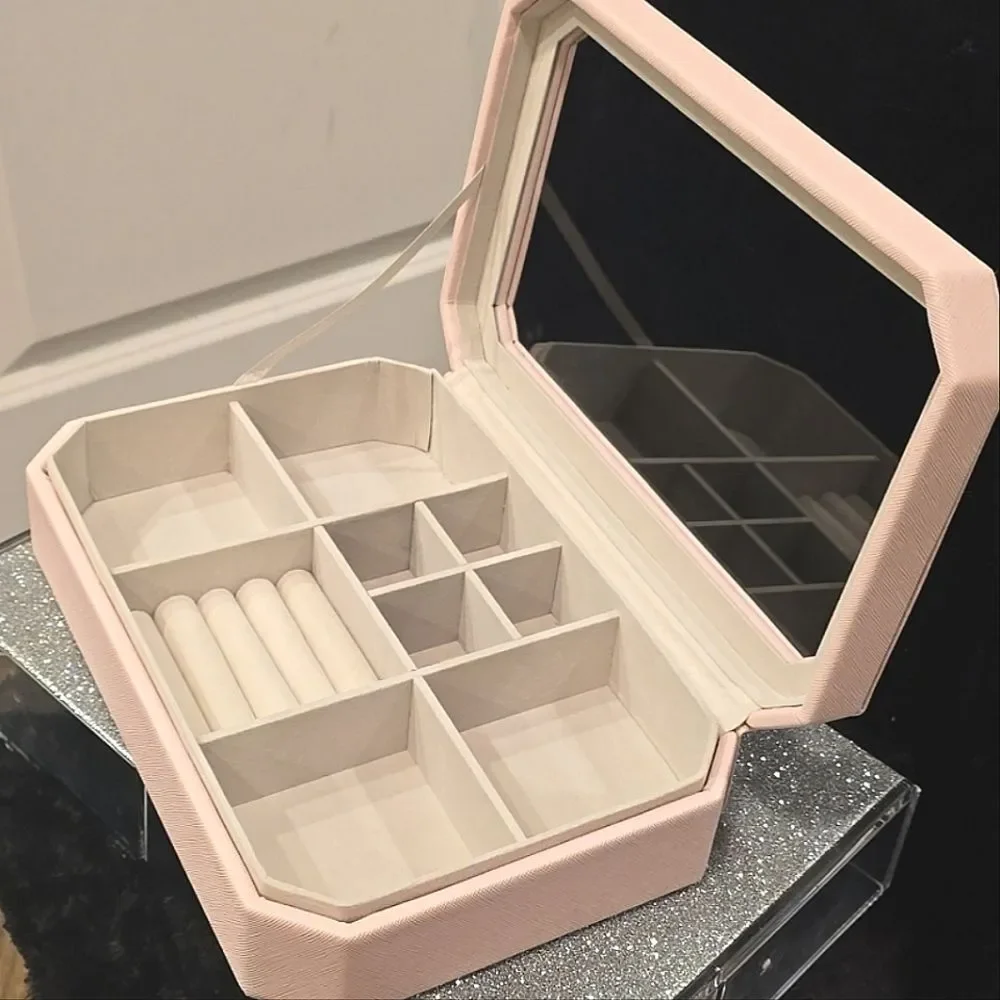 At‎ Home Windowed Sectioned Jewelry Storage